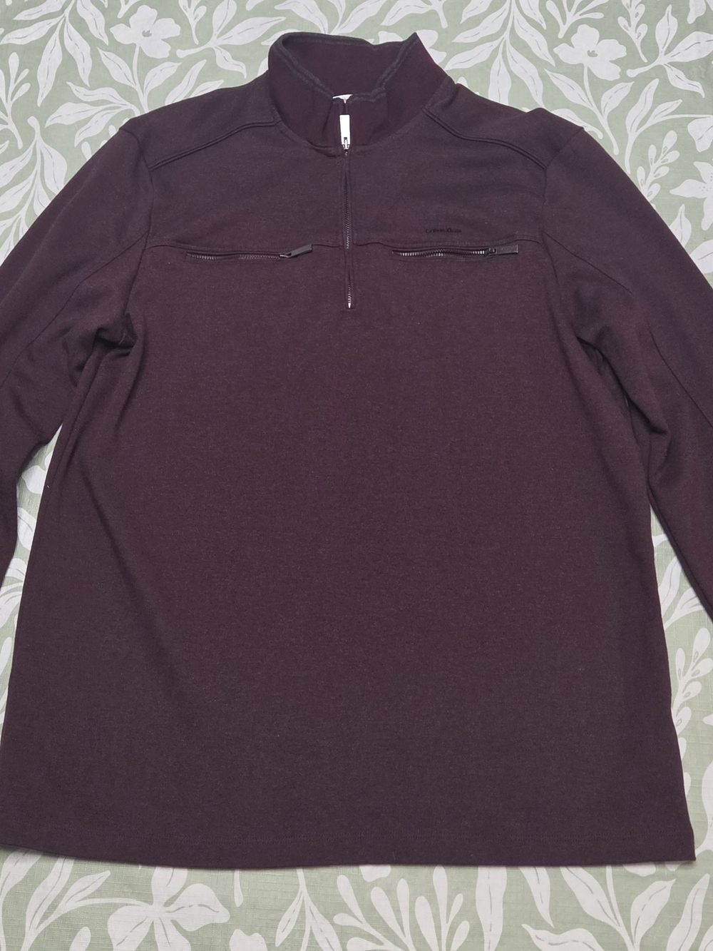 Mens Calvin Klien 1/4 Zip Pullover